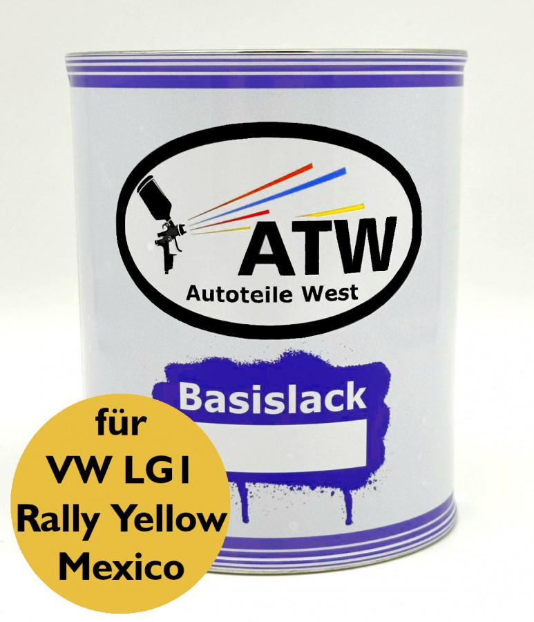 Autolack für VW LG1 Rally Yellow Mexico